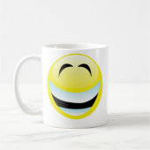 SEHR GLÜCKLICHES GESICHT KAFFEETASSE (Links)