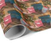 Sehr goofy aussehendes Packpapier (Rolleneckpunkt)