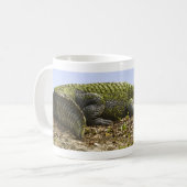 Sehr große Alligatornatur-Fotografie Kaffeetasse (Vorderseite Links)
