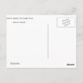 Sehr große Array-Collage Postkarte (Rückseite)