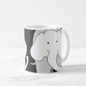 Sehr große graue Elefanten! Mug Kaffeetasse (VorderseiteRechts)
