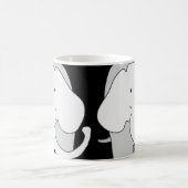 Sehr große graue Elefanten! Mug Kaffeetasse (Mittel)