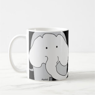 Sehr große graue Elefanten! Mug Kaffeetasse