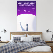 Sehr große Weltraumbeobachtungsstelle Weltraumkuns Leinwanddruck (Insitu (Schlafzimmer))