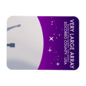Sehr große Weltraumbeobachtungsstelle Weltraumkuns Magnet (Horizontal)