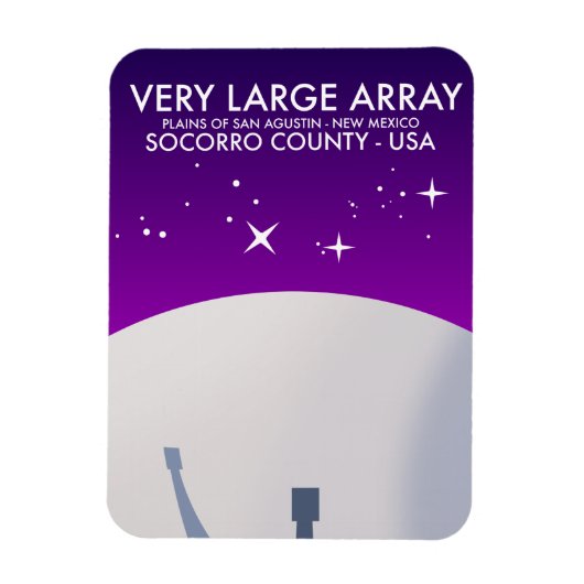 Sehr große Weltraumbeobachtungsstelle Weltraumkuns Magnet (Vertikal)