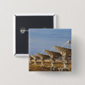 Sehr großes Array alias National Radio Astronomie Button (Vorne & Hinten)