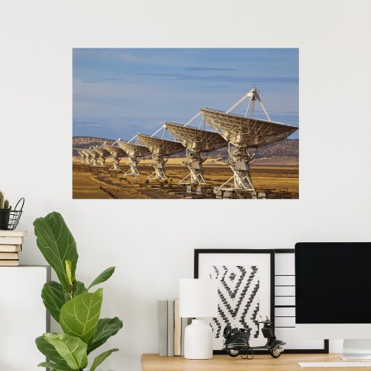 Sehr großes Array als National Radio Astronomie Poster (Heimbüro)