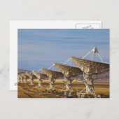 Sehr großes Array als National Radio Astronomie Postkarte (Vorne/Hinten)