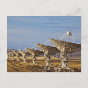 Sehr großes Array als National Radio Astronomie Postkarte