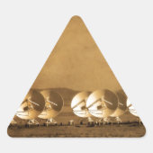 Sehr großes Array Dreieckiger Aufkleber (Vorderseite)