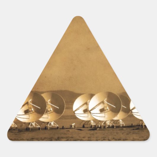 Sehr großes Array Dreieckiger Aufkleber (Vorderseite)