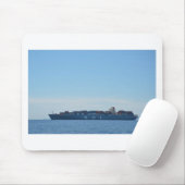 Sehr großes Containerschiff Mousepad (Mit Mouse)