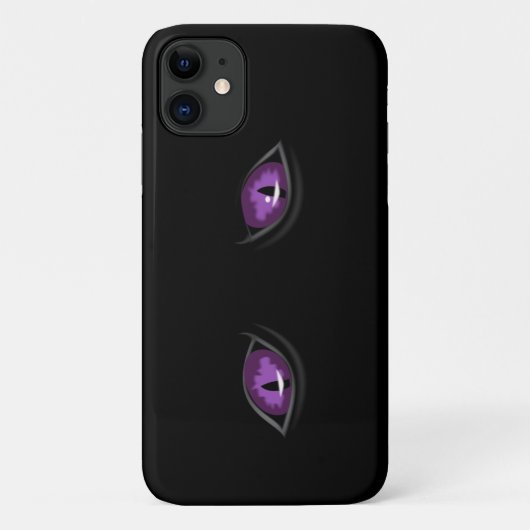 Sehr gruselig Cat Eyes iPhone Case (Rückseite)