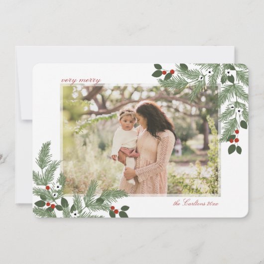 Sehr gute Weihnachtskarte Einladung (Vorderseite)