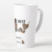 Sehr heißer Kaffee Milchtasse (Rechte Ecke)
