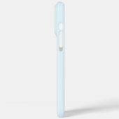 Sehr hellblau - bezaubernd Schlicht gefärbt Case-Mate iPhone Hülle (Rückseite / Links)