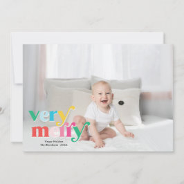 Sehr helle, fröhliche Urlaubsfotokarte Feiertagskarte