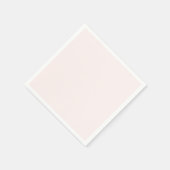 Sehr hellrosa Farbe Serviette (Ecke)