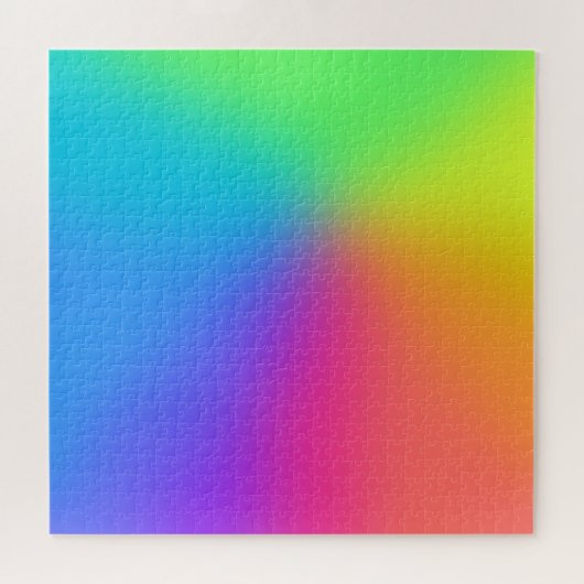 Sehr herausforderndes helles Rainbow-Glühpuzzle Puzzle (Horizontal)