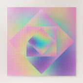 Sehr herausforderndes Rainbow glänzendes Prismatis Puzzle (Horizontal)