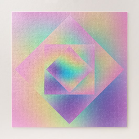 Sehr herausforderndes Rainbow glänzendes Prismatis Puzzle (Horizontal)