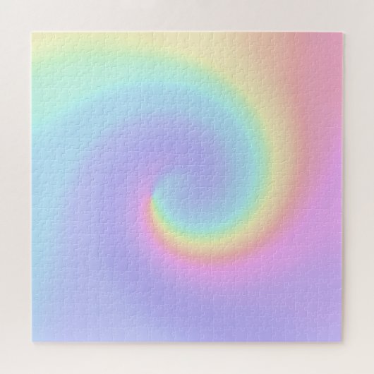 Sehr herausforderndes Rainbow Swirl Puzzle (Horizontal)