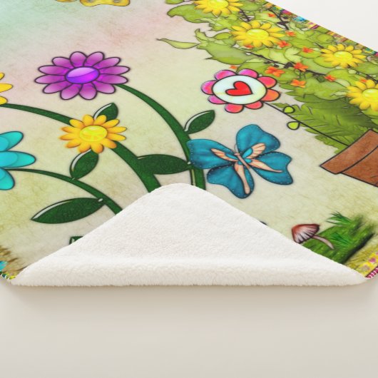 Sehr Hippy Day Whimsisfantasie Sherpadecke (3/4)