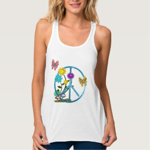 Sehr Hippy Day Whimsisica Fantasy Art Tank Top