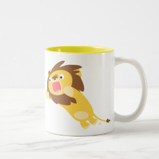 Sehr hungrig Niedlicher Cartoon Löwenblume Tasse
