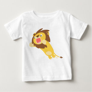 Sehr hungriger Niedlicher Cartoon Lion Baby T - Sh Baby T-shirt