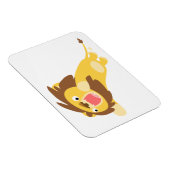 Sehr hungriger Niedlicher Cartoon Löwenmagnet Magnet (Rechte Seite)