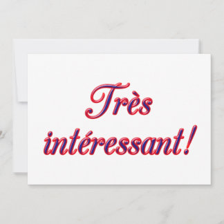 Sehr interessante Einladung