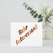 Sehr interessante Postkarte (Stehend Vorderseite)