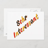 Sehr interessante Postkarte (Vorne/Hinten)