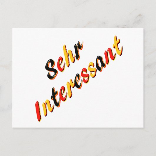 Sehr interessante Postkarte (Vorderseite)