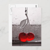 Sehr Kirsche Postkarte (Vorne/Hinten)