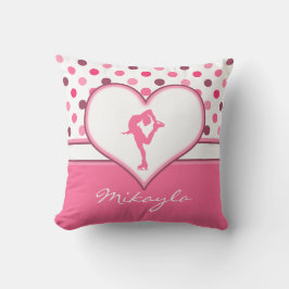 Sehr Kirschec$polka-punkte Lose der rosa Zahl Kissen