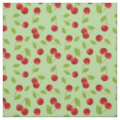 Sehr Kirschgewebe - auf Grün Stoff (Muster)