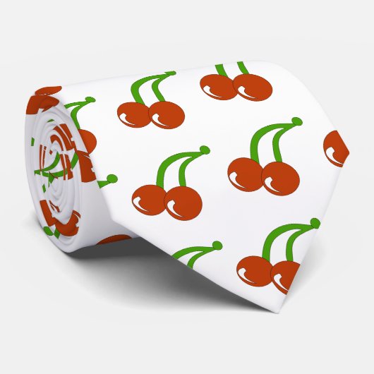 sehr KirschKrawatte Krawatte (Gerollt)