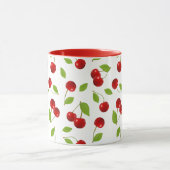 Sehr KirschTasse - auf Weiß Tasse (Zentrum)