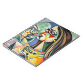 Sehr Künstlerisches Spiral Foto Notebook Notizblock (Linke Seite)