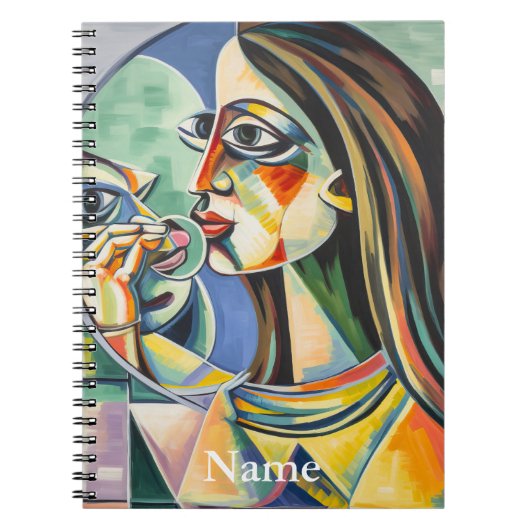 Sehr Künstlerisches Spiral Foto Notebook Notizblock (Vorderseite)