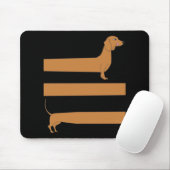 Sehr lange Dackel lustig Mousepad (Mit Mouse)