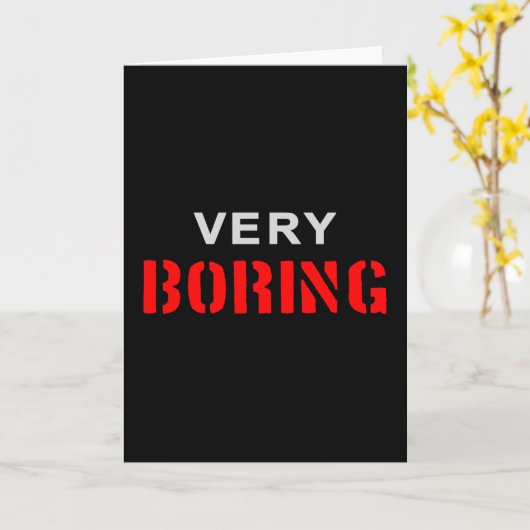 Sehr langweilig karte (Gelbe Blume)