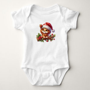 Sehr liebenswerte Weihnachtslion Baby Strampler