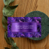 Sehr Lila Shimmer-Psychotherapie | Berater Visitenkarte