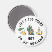 Sehr lustig mexikanisch magnet (Vorderseite/Rückseite)