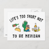 Sehr lustig mexikanisch postkarte (Vorne/Hinten)