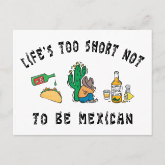 Sehr lustig mexikanisch postkarte